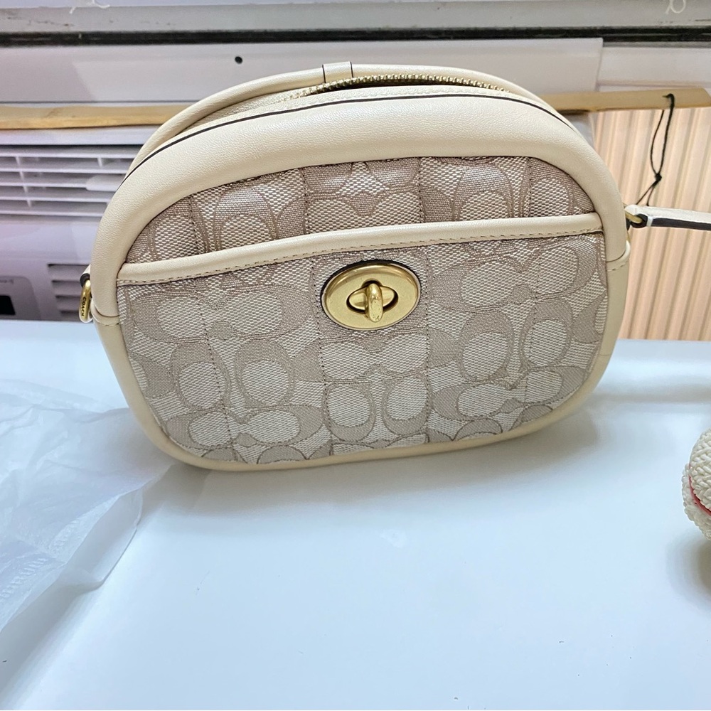 Coach Cream Crossbody Bag